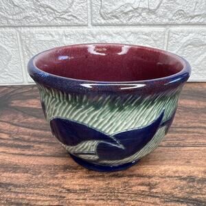 Lisa Harnish Pottery Mug Planter • Handmade Studio Ceramic• Signed Artisan Piece